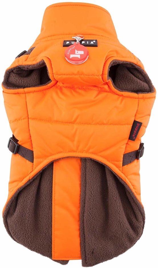 Puppia PAPD-VT1366-OR-M Authentic Mountaineer II Winter Vest, Medium, Orange - Image 2