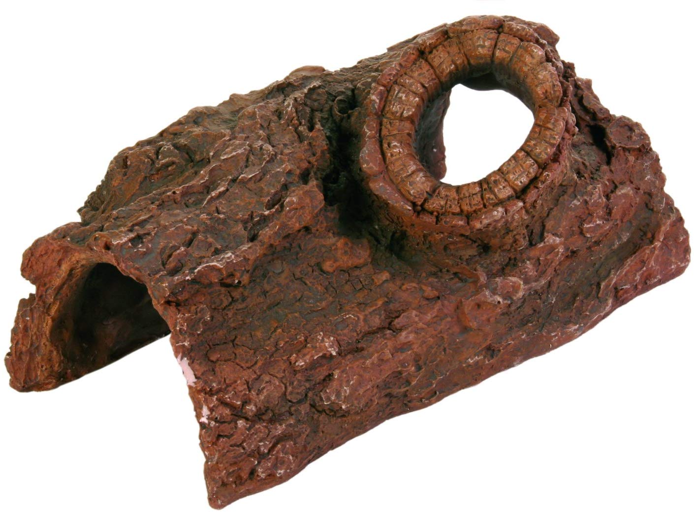 TRIXIE decorative tree trunk made of polyester resin - for terrariums - natural look - easy to clean - 19 cm - 8828