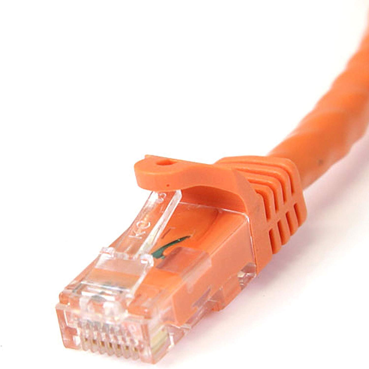 StarTech.com 75ft CAT6 Ethernet Cable, Orange CAT 6 Gigabit Ethernet Wire - Image 2