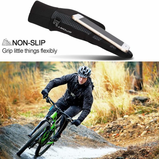 TOLEMI Winter Gloves Running Thermal Liner Gloves Warm Gloves Anti-slip Touchscreen Gloves for Men Women Sport Walking Riding Driving Cycling - Image 4