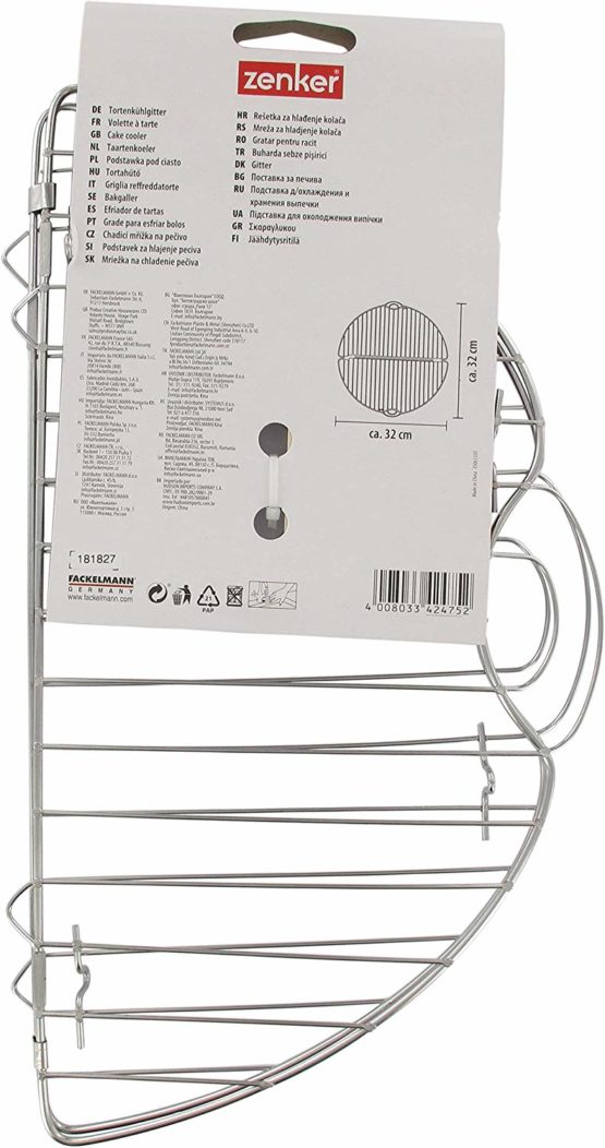 Fackelmann - 42475 - Cake Cooling Rack - Stainless Steel - Diameter: 32 cm - Image 3