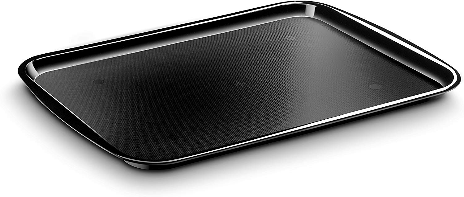 CEP Polycarbonate Rectangular Carry Tray, Black, large