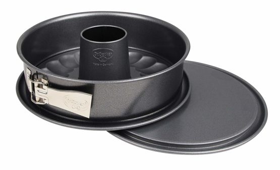 Drer Springform Back-Harmonie with flat-and tubular base Ø26 cm in black, Enamel, 26 x 26 x 7 cm - Image 2
