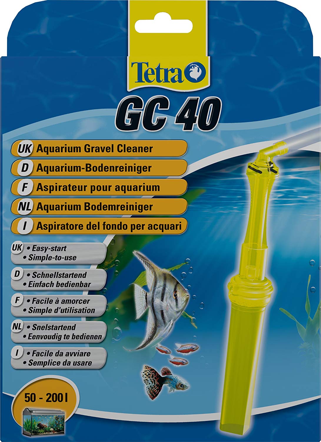 Tetra Gravel Cleaner GC40, Easy to Use with Automatic Starting Mechanism,Medium, multicolor - Image 2