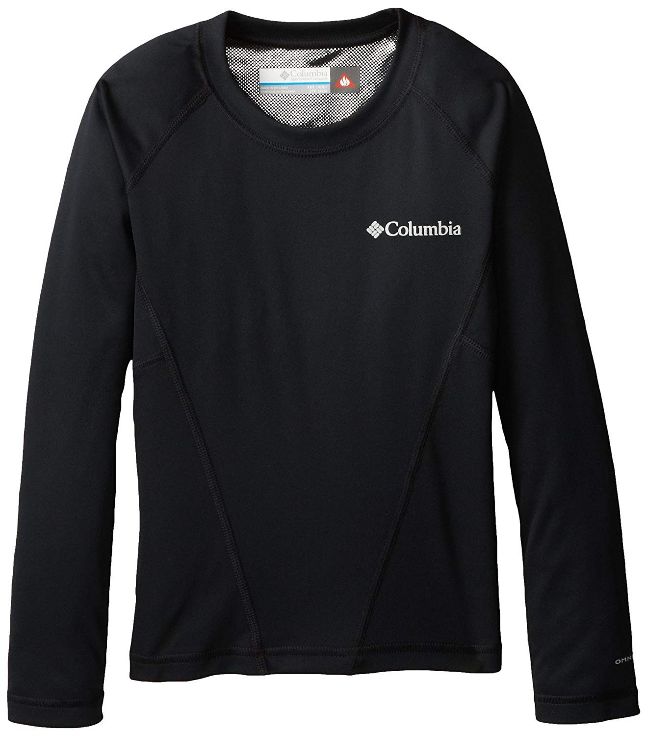 Columbia Boys' Midweight Crew Base Layer Tops - BigaMart