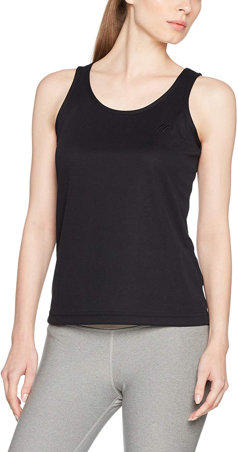 maier sports Petra, Sleeveless Women's T-Shirt, Outdoor Shirt with Round Neck for Hiking and Leisure Dryprotec Technology
