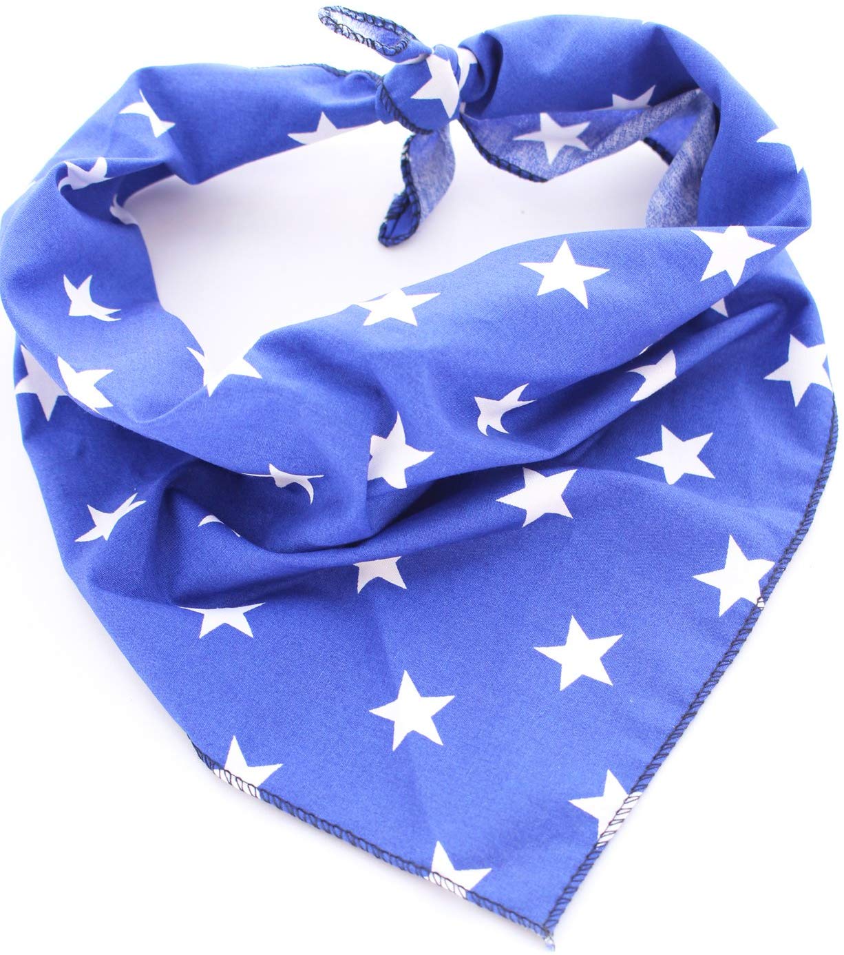 Pet Pooch Boutique Star Bandana for Dog X-Small/Small, Blue, Blue Star
