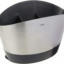 OXO Good Grips (1066734) Brushed Stainless Steel Utensil Holder