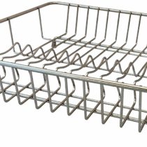 Delfinware Stainless SteelTraditional Standard Drainer, Steel, Silver
