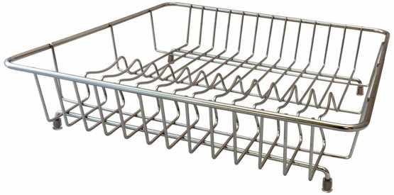 Delfinware Stainless SteelTraditional Standard Drainer, Steel, Silver