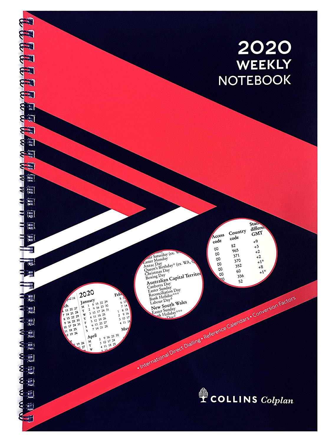 Collins Colplan A5 61 2021 Weekly Notebook Calendar 