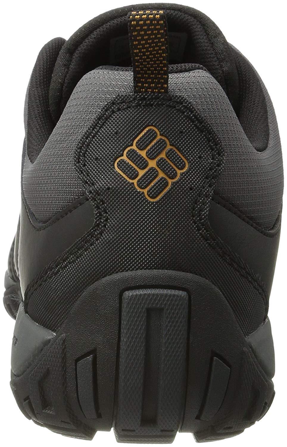 Columbia Woodburn 2 Low Rise Hiking Shoes for Men Black (Black/Goldenrod), 7 UK, Black White - Image 3