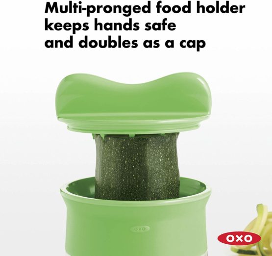 OXO 11151300V1UK Good Grips Handheld Spiralizer, Green - Image 4