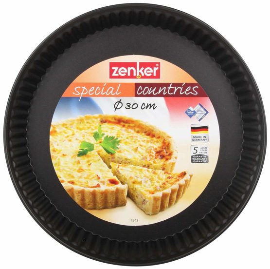 Zenker Quiche mold Special Countries Ø30 cm in black, Stainless Steel, 30 x 30 x 4 cm - Image 2