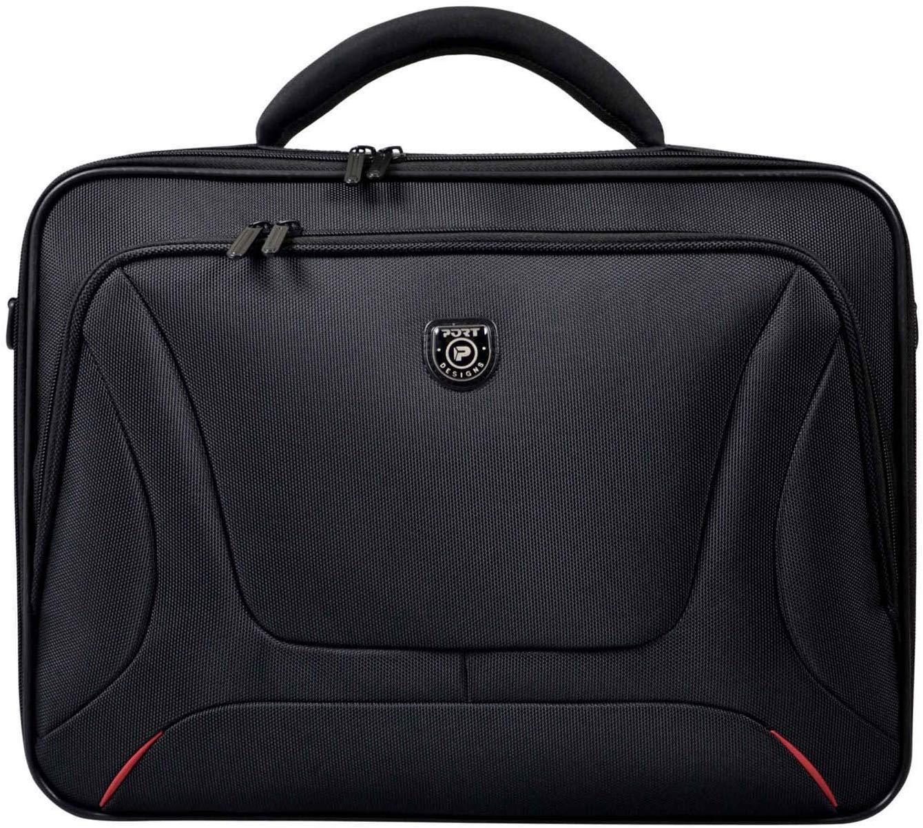 Port Designs Courchevel Clamshell Laptop/Notebook/Chromebook Professional Business Briefcase Sleeve Bag for 17.3 inch Windows/Macbook Student/Work Laptops
