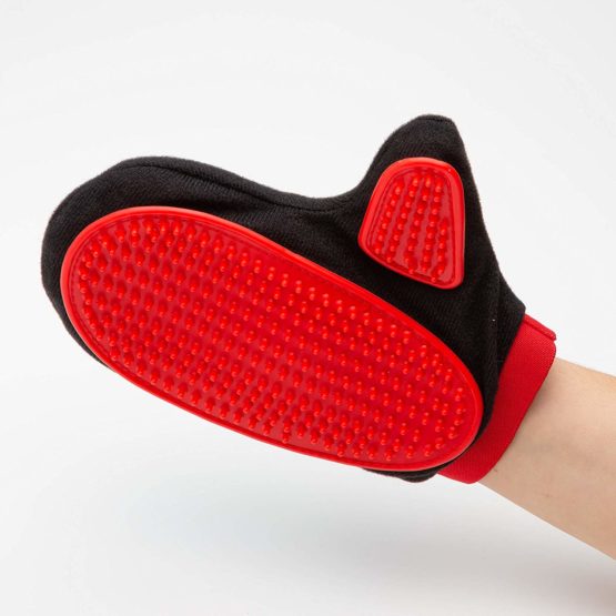 Mikki Dog, Cat Grooming Brush Glove for Short Hair Gentle Groom -Smooth N Stroke -Hair Remover Mitt - Image 3