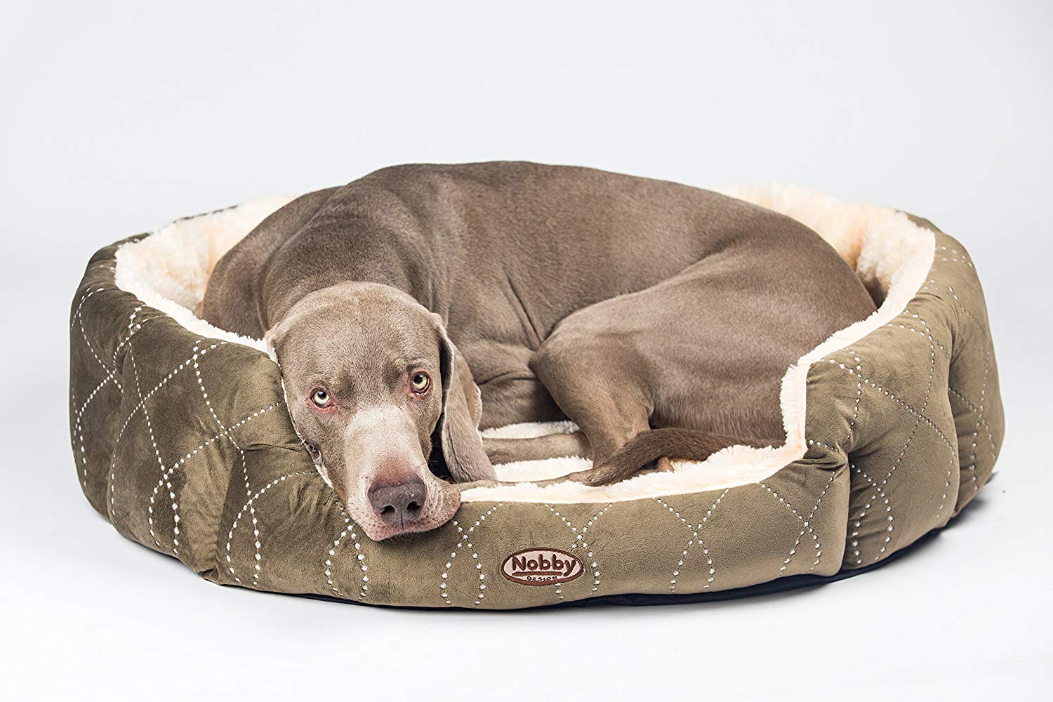Nobby Comfort Bed Ceno, 66 x 57 x 22 cm, Beige,Brown - Image 3